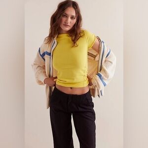 NWT! Free People We The Free Billie Tee Sz Medium